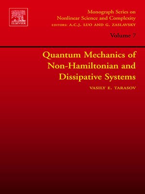 cover image of Quantum Mechanics of Non-Hamiltonian and Dissipative Systems